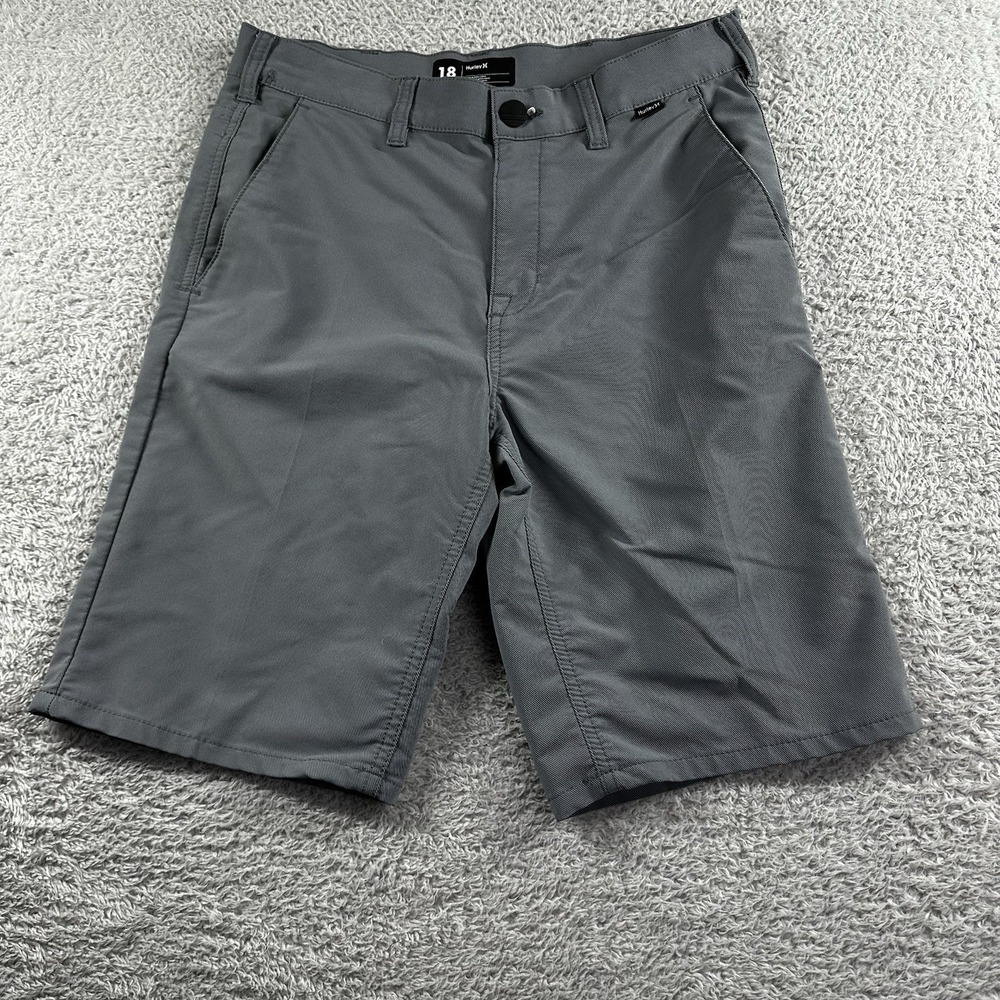 Hurley‎ H2O DRI Shorts Mens 18 Gray Surf Skate Mesh Pocket Board 29